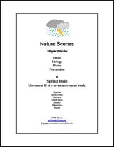 Nature Scenes II Spring Rain Orchestra sheet music cover